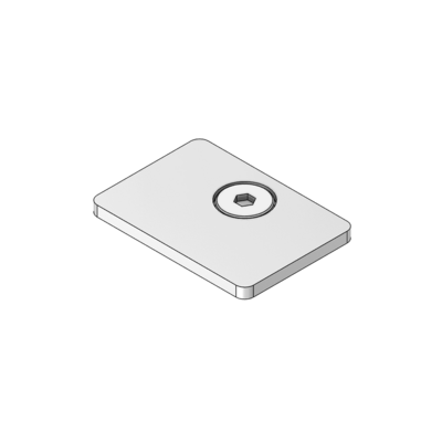 60-070-5 MODULAR SOLUTIONS 32MM X 45MM ALUMUNUM END CAP